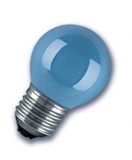  Tropfenlampe 25W E27 blau